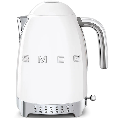 SMEG Retro Style 7 Cup Variable Tea Kettle, White
