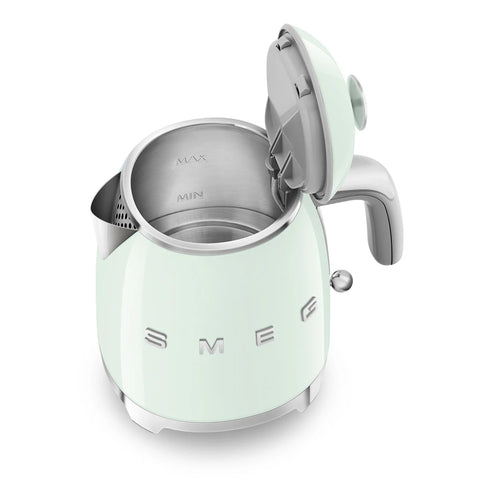 SMEG Retro Style Mini Kettle, Pastel Green