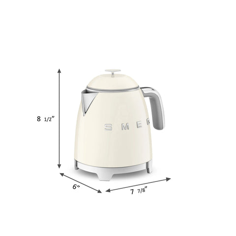 SMEG Retro Style Mini Kettle, Pastel Green
