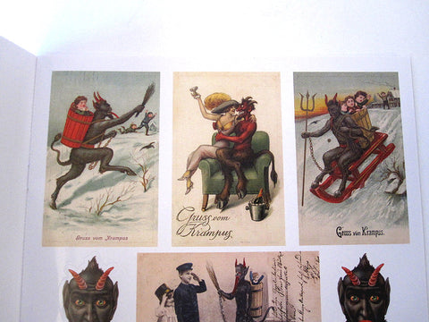 Creepy Krampus Sticker Book