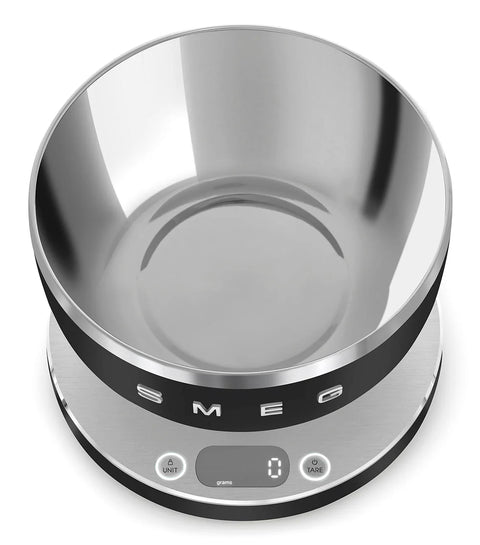 SMEG Contemporary Kitchen Scale, Matte Black