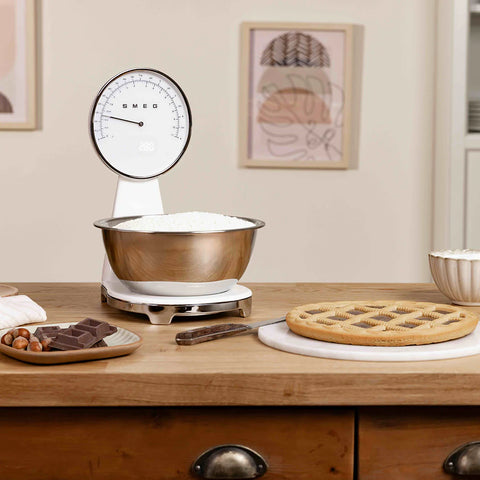 SMEG Retro Style Kitchen Scale, White