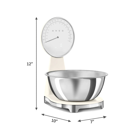 SMEG Retro Style Kitchen Scale, Red