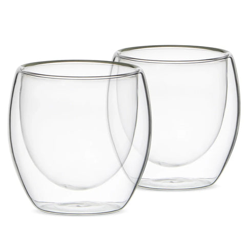 Double Walled Glass Espresso Cups - Kaffe