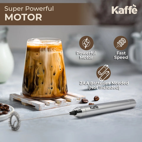 Handheld Milk Frother With Stand - Kaffe