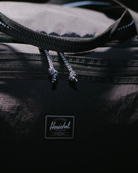 Kaine Ripstop Reflective Duffle, Black/Black - Herschel Supply Co.