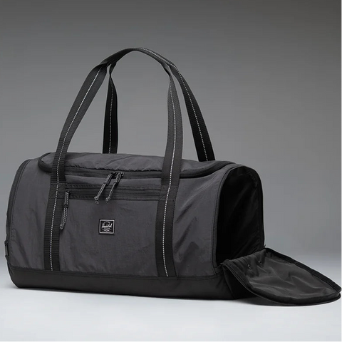 Kaine Ripstop Reflective Duffle, Black/Black - Herschel Supply Co.