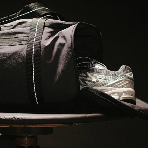 Kaine Ripstop Reflective Duffle, Black/Black - Herschel Supply Co.