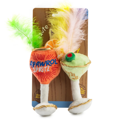 Kitty Cocktails Organic Catnip Toys - S/2