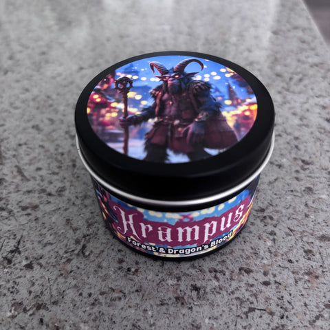 Krampus Candle - Forest & Dragon’s Blood