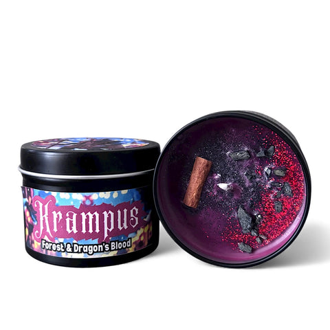 Krampus Candle - Forest & Dragon’s Blood