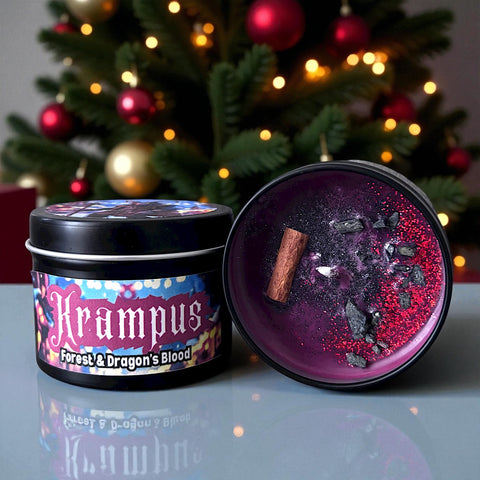 Krampus Candle - Forest & Dragon’s Blood