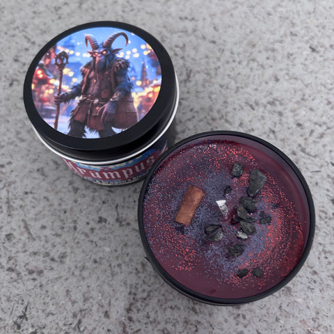 Krampus Candle - Forest & Dragon’s Blood