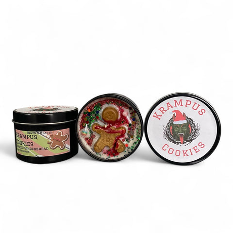 Krampus Candle - Spiked Gingerbread