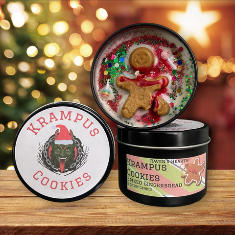 Krampus Candle - Spiked Gingerbread