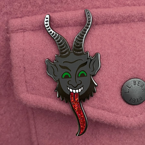 Krampus Enamel Pin