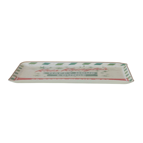 Kris Kringle's Happy Hour Lounge Enamel Tray