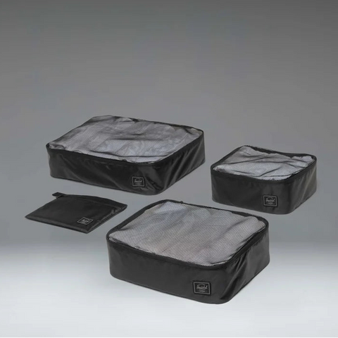 Kyoto Packing Cubes, Black Tonal - Herschel Supply Co.