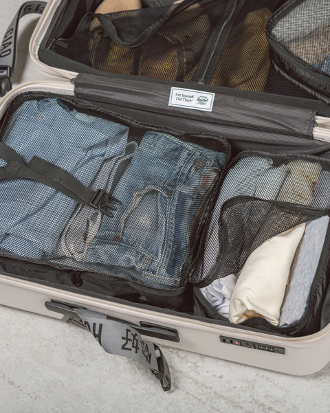 Kyoto Packing Cubes, Black Tonal - Herschel Supply Co.