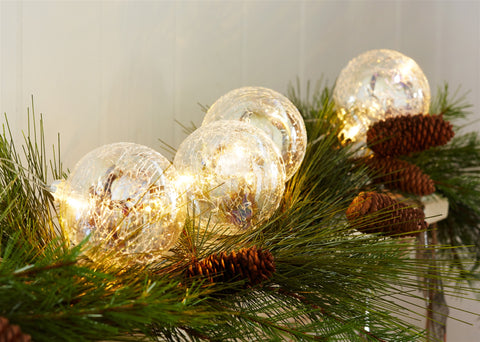 LED Ball Ornaments On String