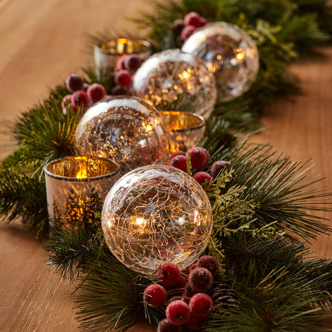 LED Ball Ornaments On String