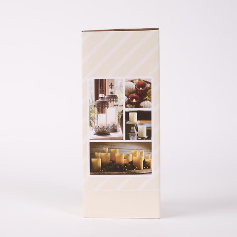 LED Wax Dripping Pillar Candle, 3" x 8"