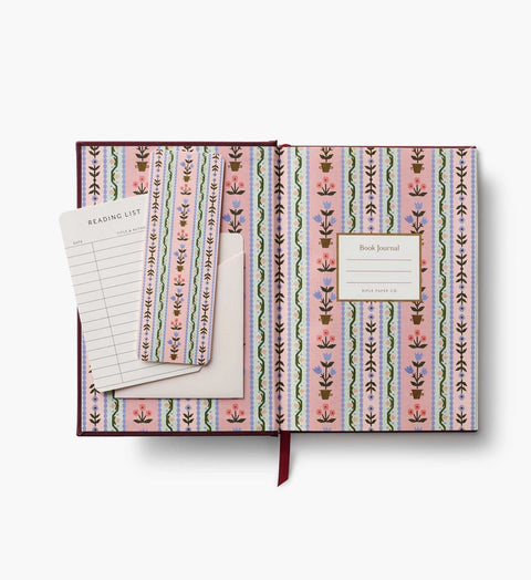 Ladies Night Book Club Embroidered Book Journal - Rifle Paper Co