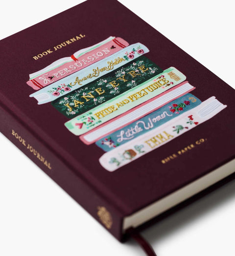 Ladies Night Book Club Embroidered Book Journal - Rifle Paper Co