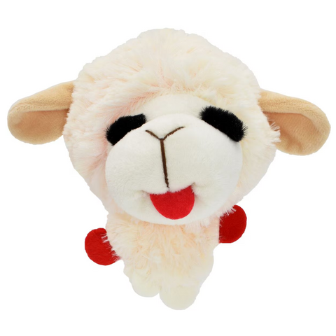 Lamb Chop Knobby Noggins Dog Toy, 5"
