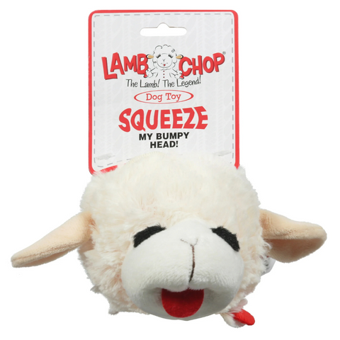 Lamb Chop Knobby Noggins Dog Toy, 5"