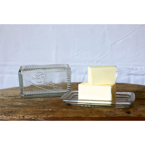 Lancaster Glass Butter Dish