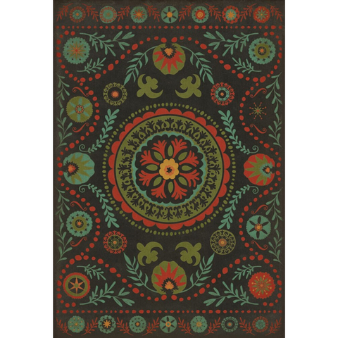 Pattern 38 "State of Mind" Vinyl Floorcloth - Spicher & Co.