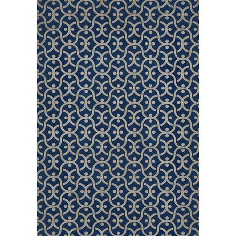 Pattern 47 "A Beautiful Mind" Vinyl Floorcloth - Spicher & Co.