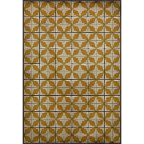 Pattern 54 "Solar Panels" Vinyl Floorcloth - Spicher & Co.