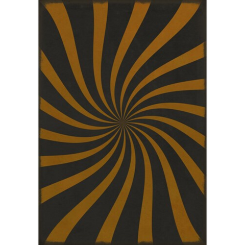 Pattern 59 "Vertigo" Vinyl Floorcloth - Spicher & Co.