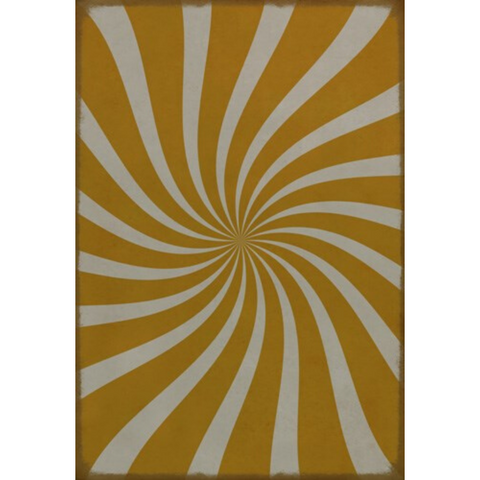 Pattern 59 "Sunshine" Vinyl Floorcloth - Spicher & Co.