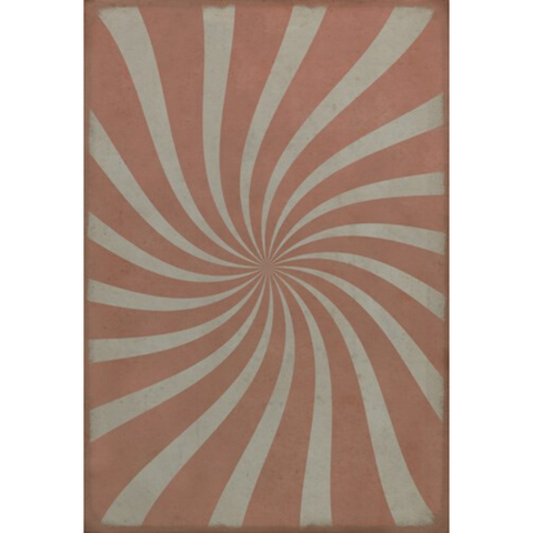 Pattern 59 "Cotton Candy" Vinyl Floorcloth - Spicher & Co.