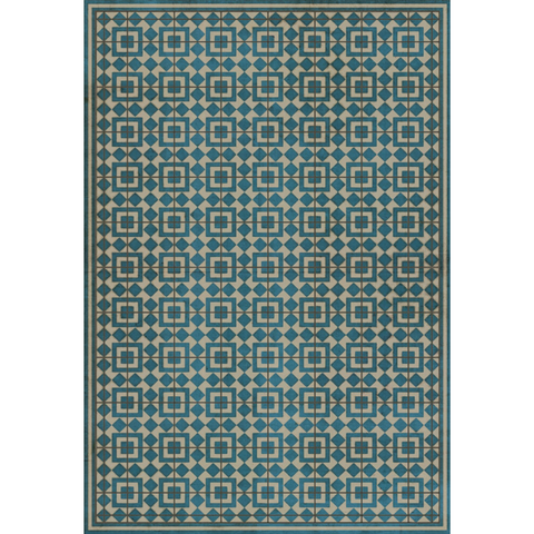 Pattern 37 "Helena" Vinyl Floorcloth - Spicher & Co.