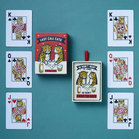 Last Call Cats Playing Card Set
