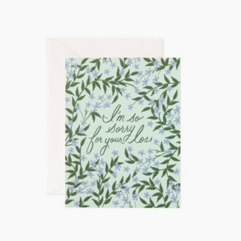 Laurel Sympathy Card - Rifle Paper Co