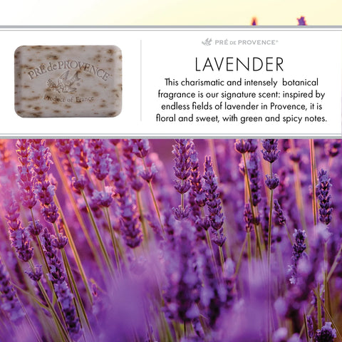 Lavender French Quad-Milled Soap - Pré de Provence