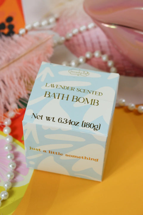 Just A Little Something Lavender Scented Bath Bomb