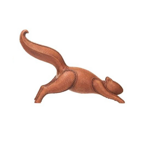 Leather Finish Squirrel Decor, B