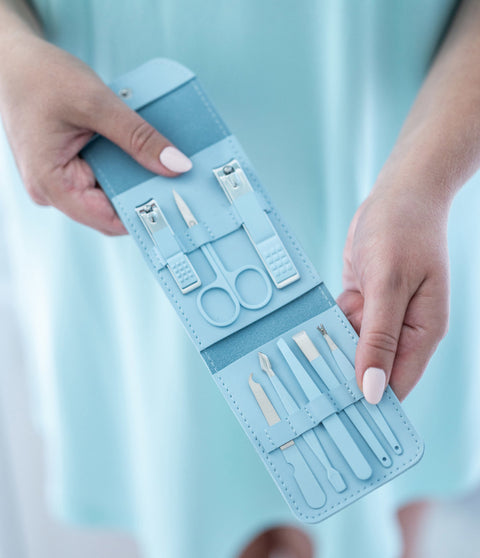 Lemon Lavender® File It Away Nail Care Kit - Powder Blue