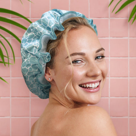 Lemon Lavender® Not Your Grandma's Shower Cap - Crocodile
