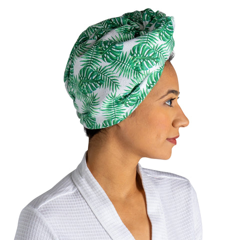 Lemon Lavender® Plot Twist Turbo Towel - Palms