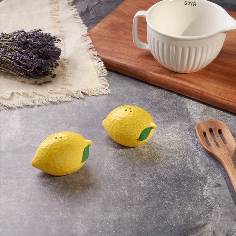 Lemon Salt and Pepper Shakers