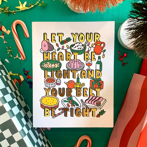 Heart Be Light Card - The Social Type