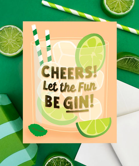 Let the Fun Be Gin! Card - The Social Type