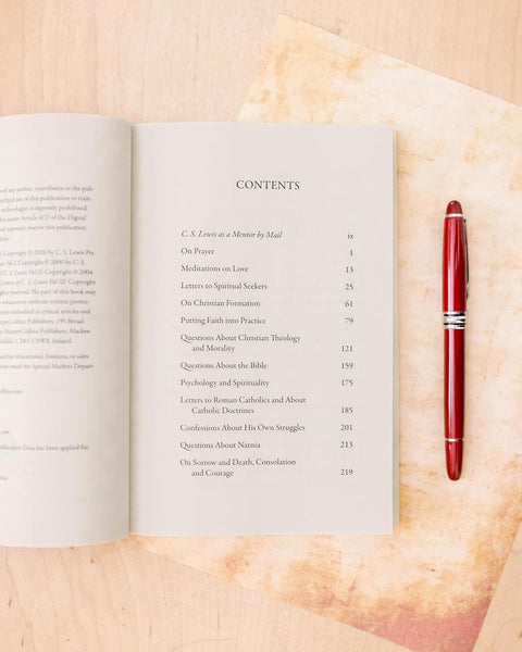 Letters On Living The Faith By C. S. Lewis